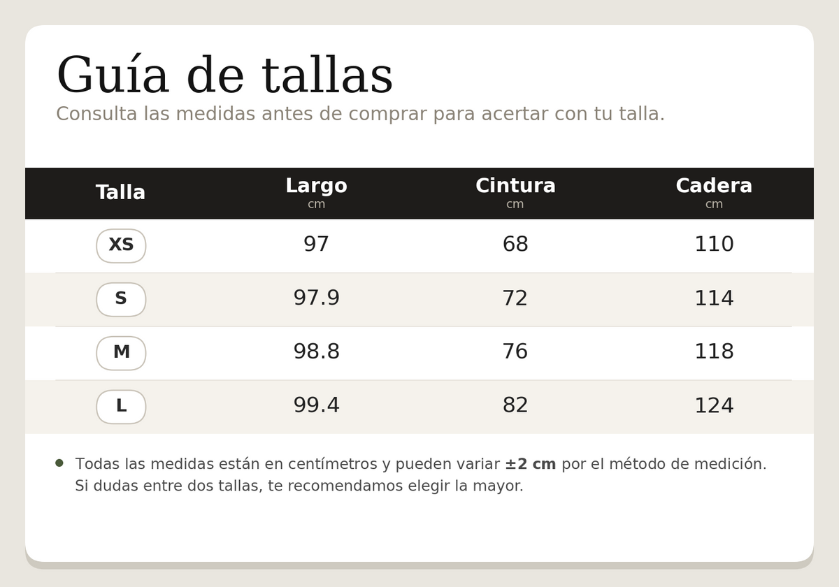 Pantalones Talía