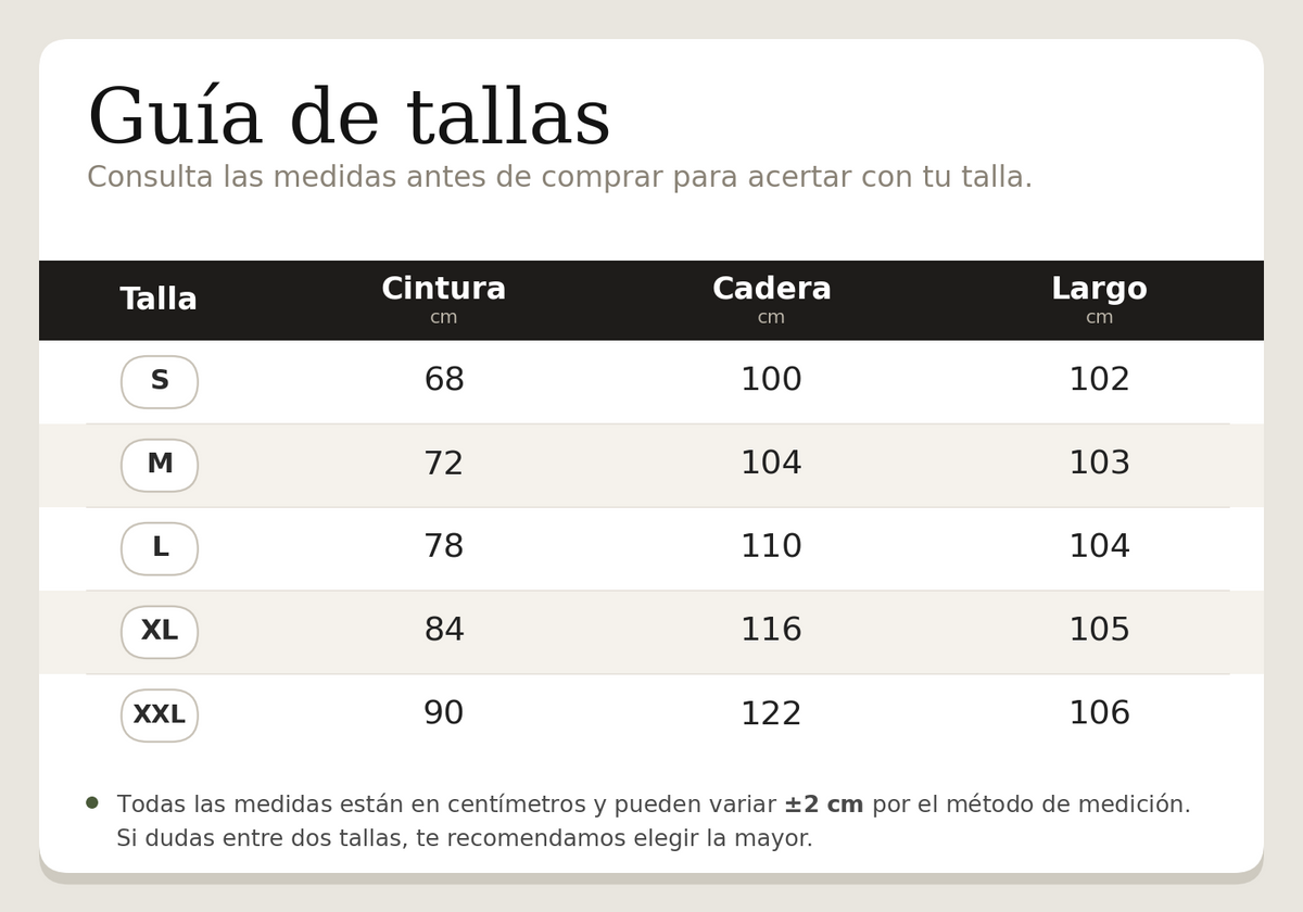 Pantalones Sofía