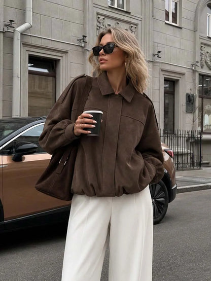 Chaqueta con cremallera Bente