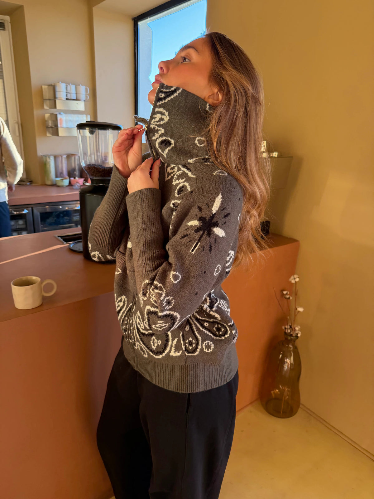 Jersey de cremallera Luna