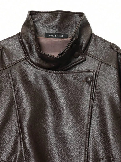 Chaqueta de cuero Noor
