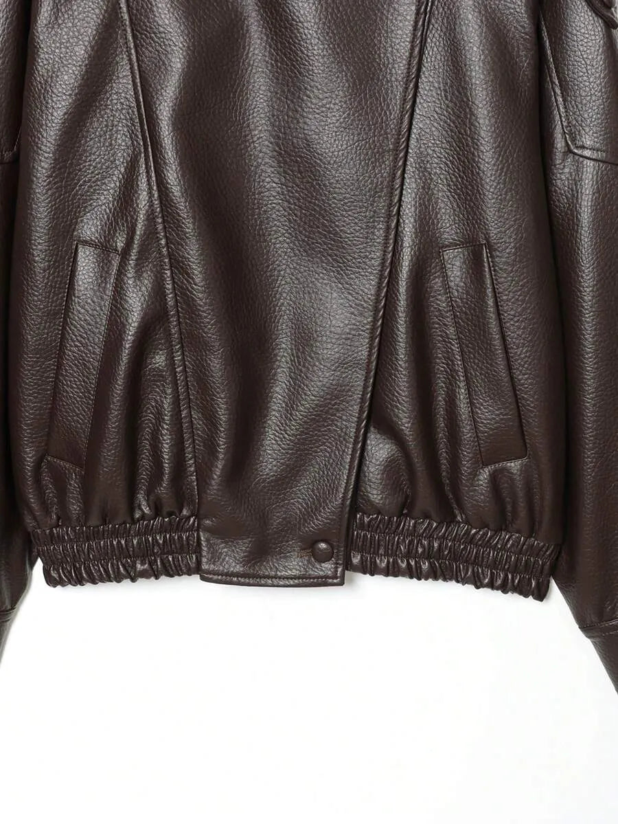 Chaqueta de cuero Noor