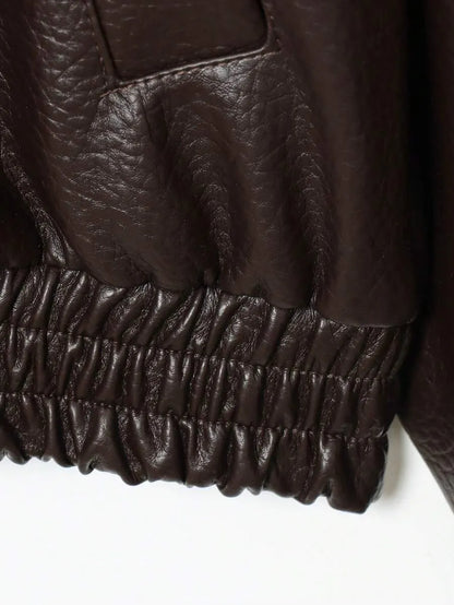 Chaqueta de cuero Noor