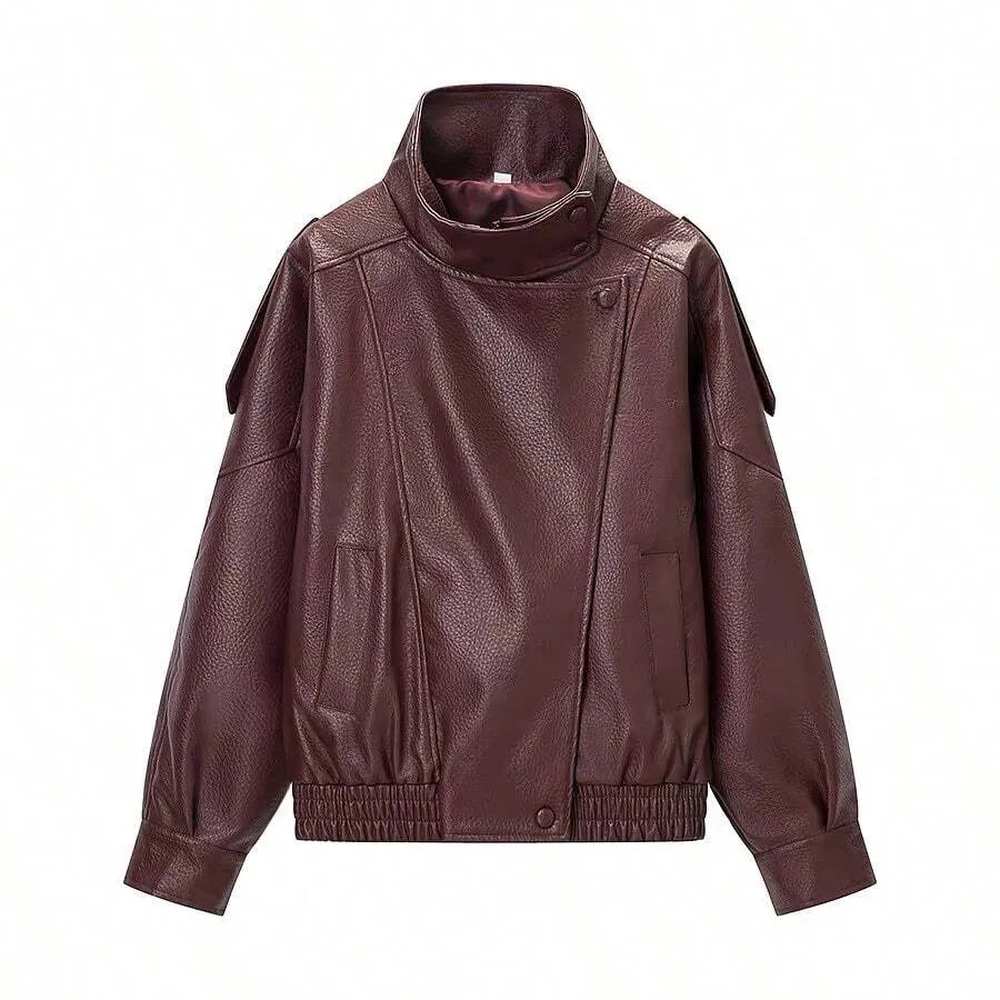 Chaqueta de cuero Noor