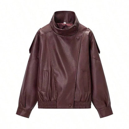 Chaqueta de cuero Noor