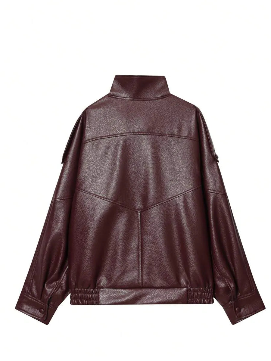 Chaqueta de cuero Noor