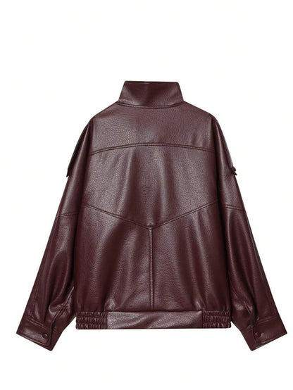 Chaqueta de cuero Noor