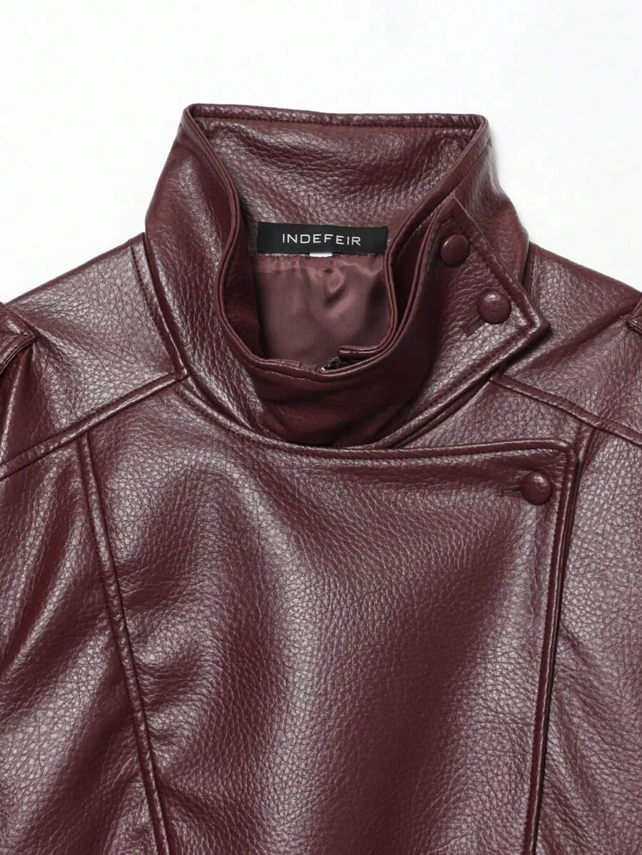 Chaqueta de cuero Noor