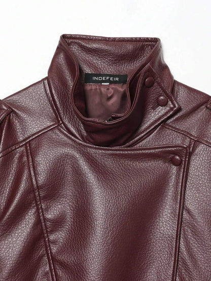 Chaqueta de cuero Noor