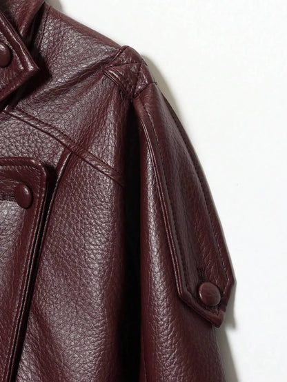 Chaqueta de cuero Noor