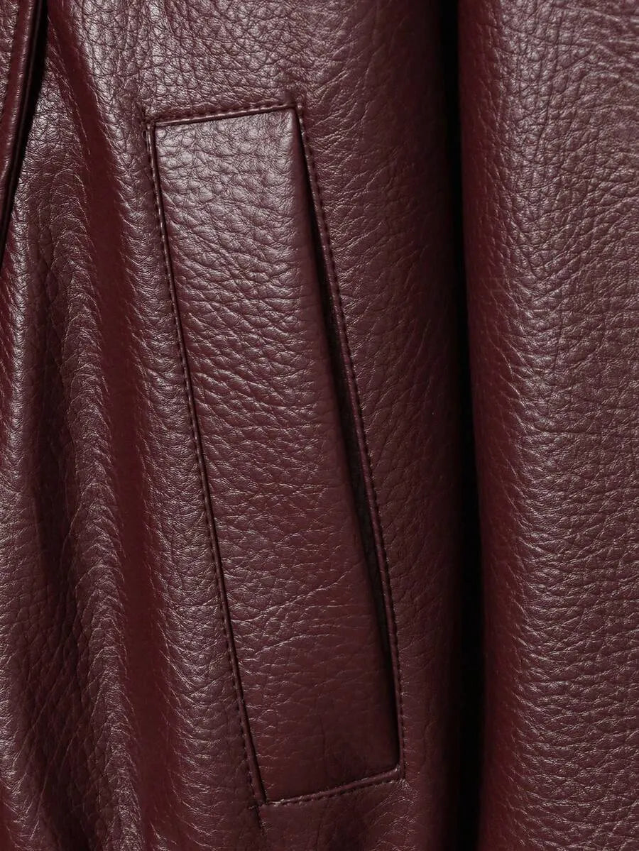 Chaqueta de cuero Noor