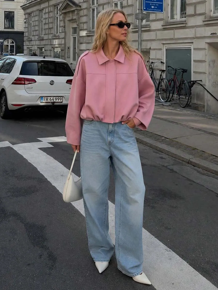 Chaqueta con cremallera Bente