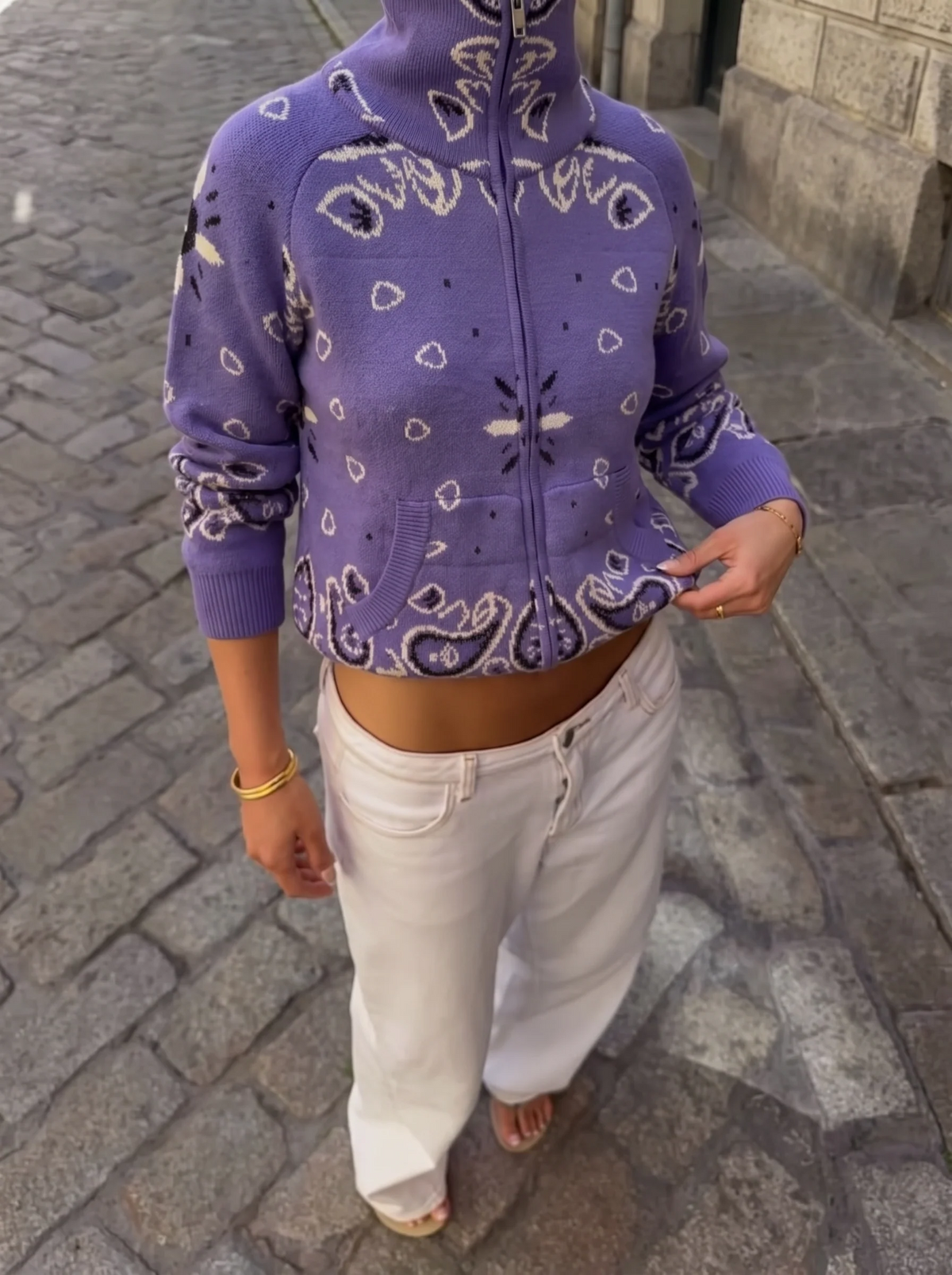 Jersey de cremallera Luna