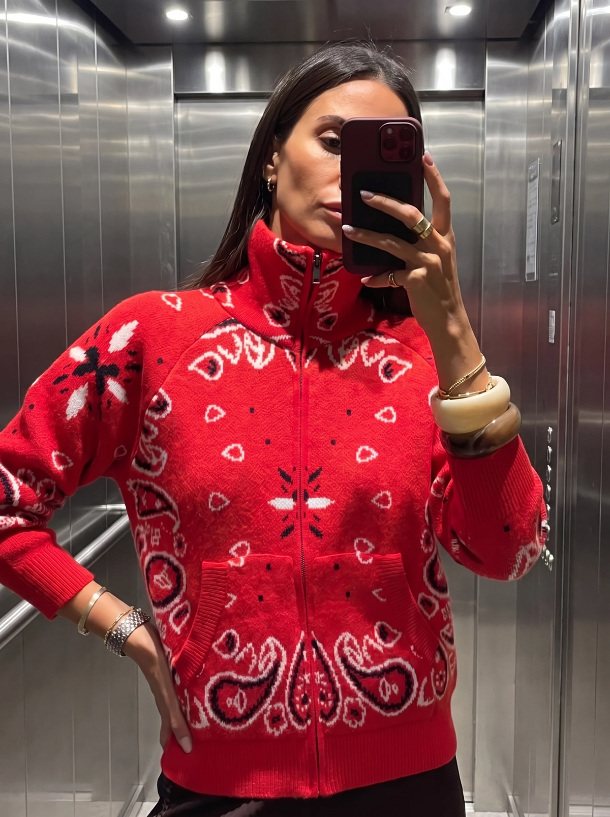 Jersey de cremallera Luna